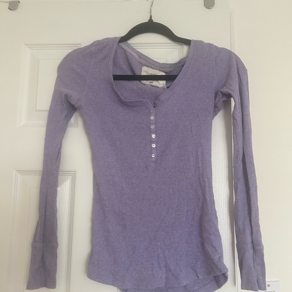 Tops - H&M Women's Purple Long Sleeve Top